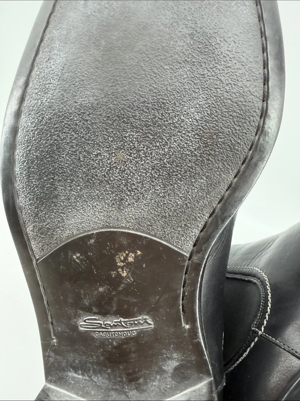 Santoni Men’s Chelsea Boots in Black 10 S61